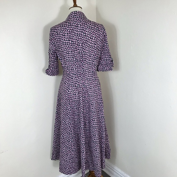 Barney’s heart print wrap dress - Picture 9 of 11